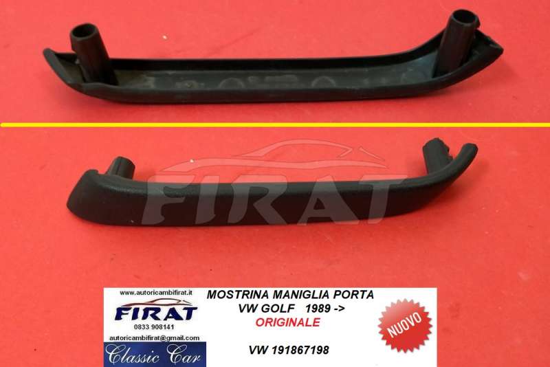 MOSTRINA MANIGLIA PORTA VW GOLF 89-> (191867198)